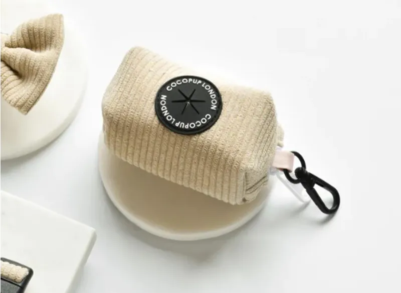 Cocopup London Poop Bag Holder - Nude Cord